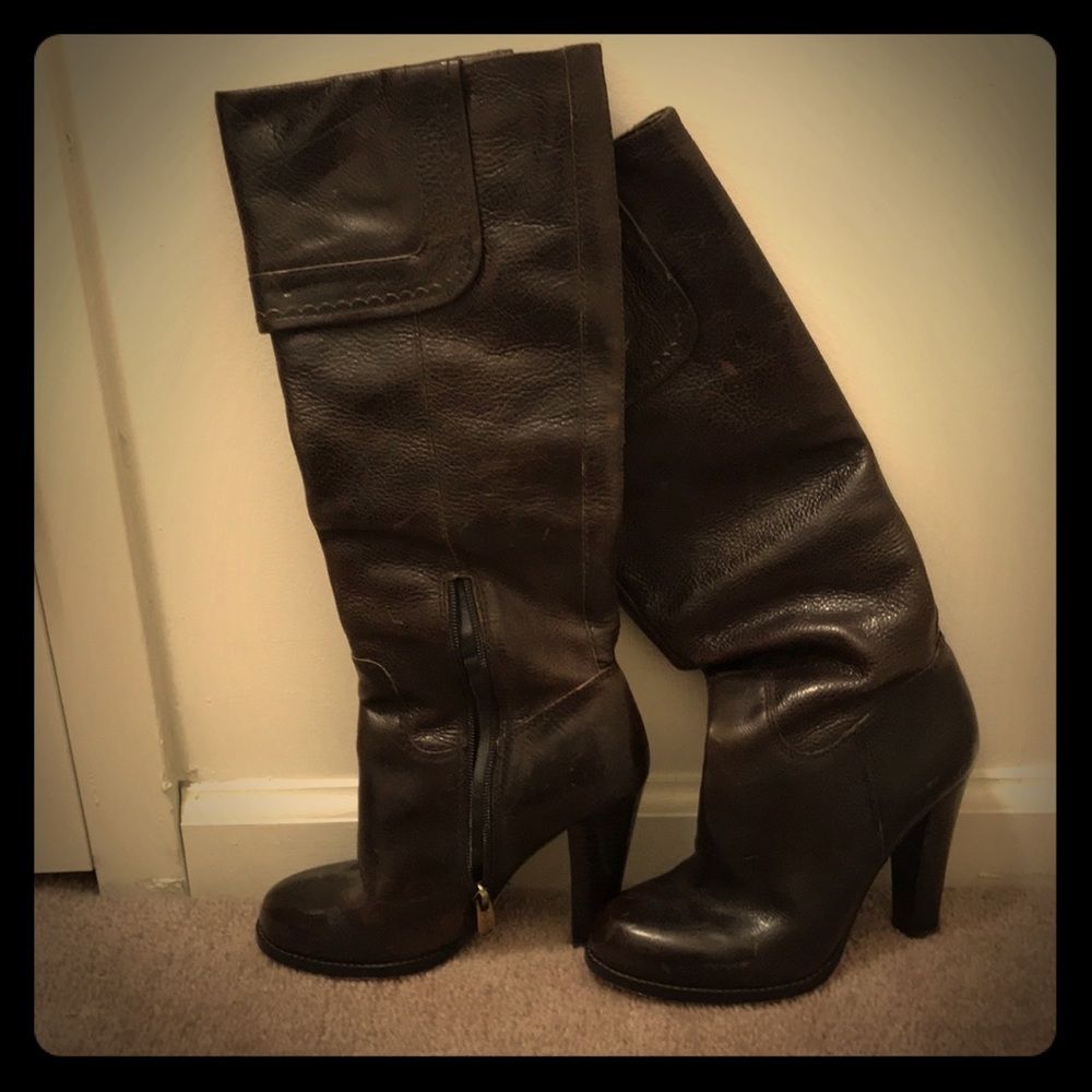 Joan and David Leather Boots